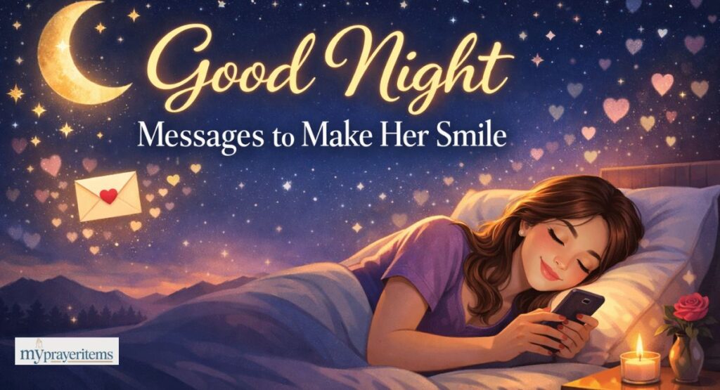 105+ Good Night Messages for Her to Touch the Heart – Sweet, Romantic & Emotional Ideas