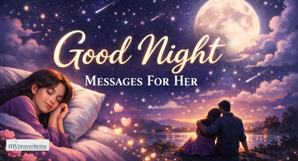 105+ Good Night Messages for Her to Touch the Heart – Sweet, Romantic & Emotional Ideas