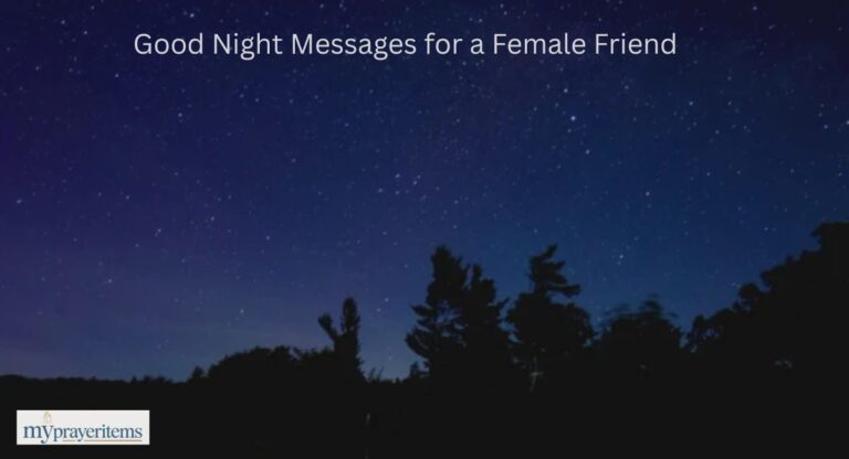 50+ Good Night Messages for a Female Friend