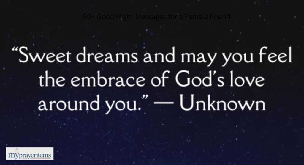 50+ Good Night Messages for a Female Friend