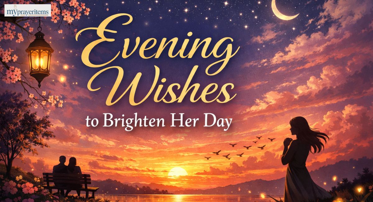Evening wishes to brighten her day