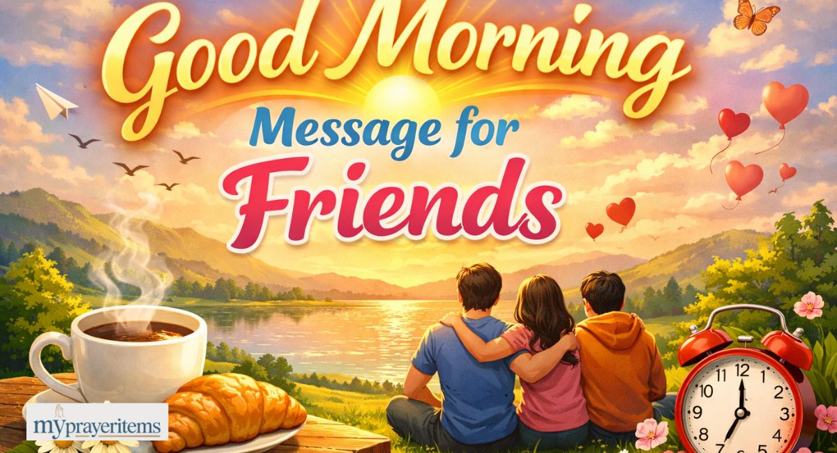 Good morning message for friends