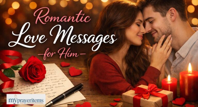 Romantic love messages for him
