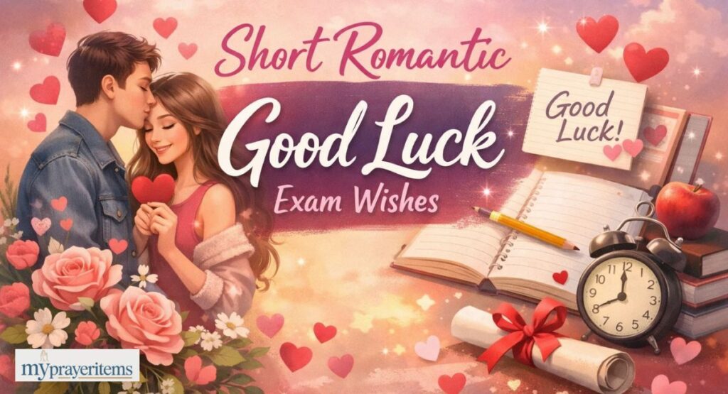 Short romantic good luck exam wishes