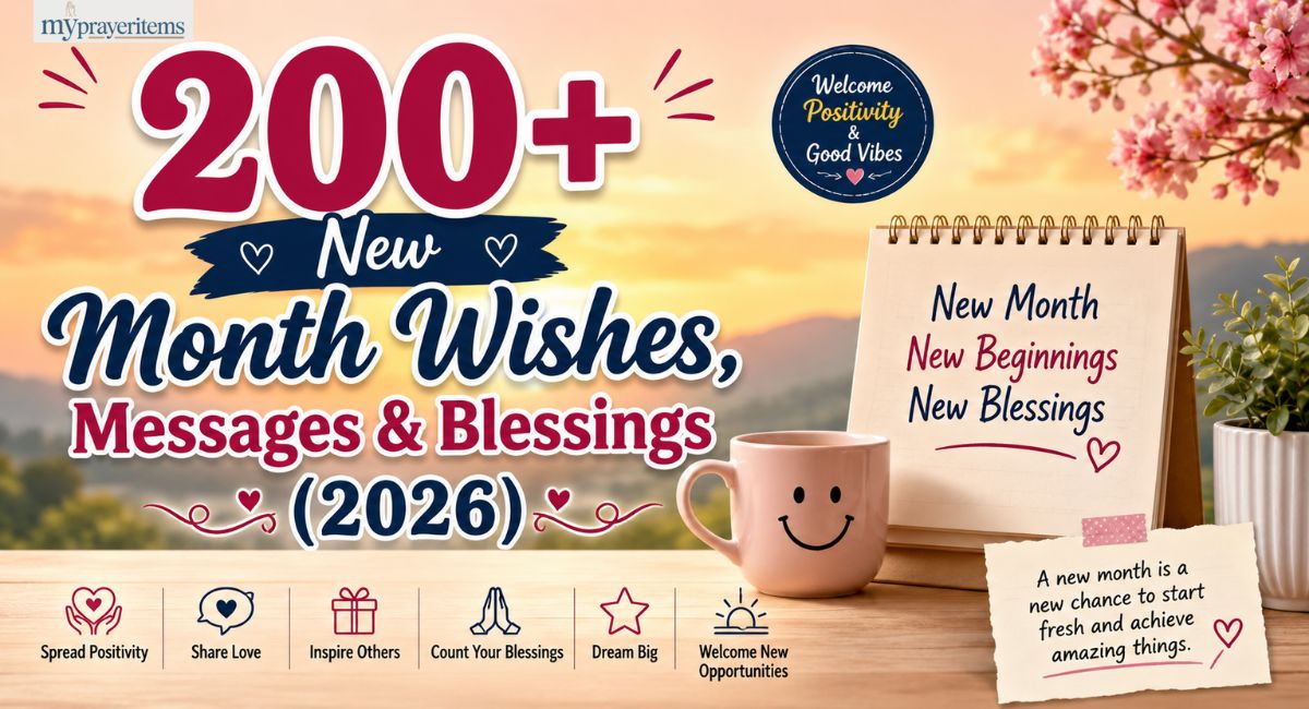 200+ New Month Wishes, Messages & Blessings (2026)