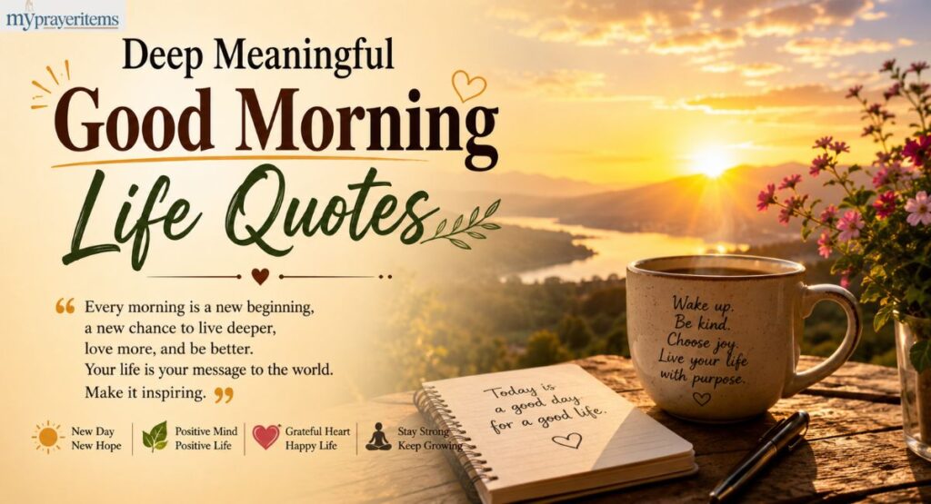 499+ Deep Meaningful Good Morning Life Quotes to Inspire Your Day
