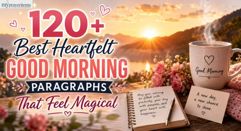 Best Heartfelt Good Morning Paragraphs That Feel Magical